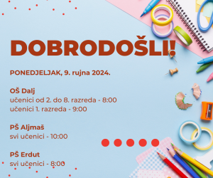 Dobrodošli u školu!