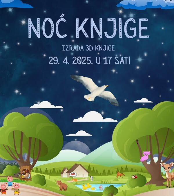 Noć knjige 2025. u OŠ Dalj
