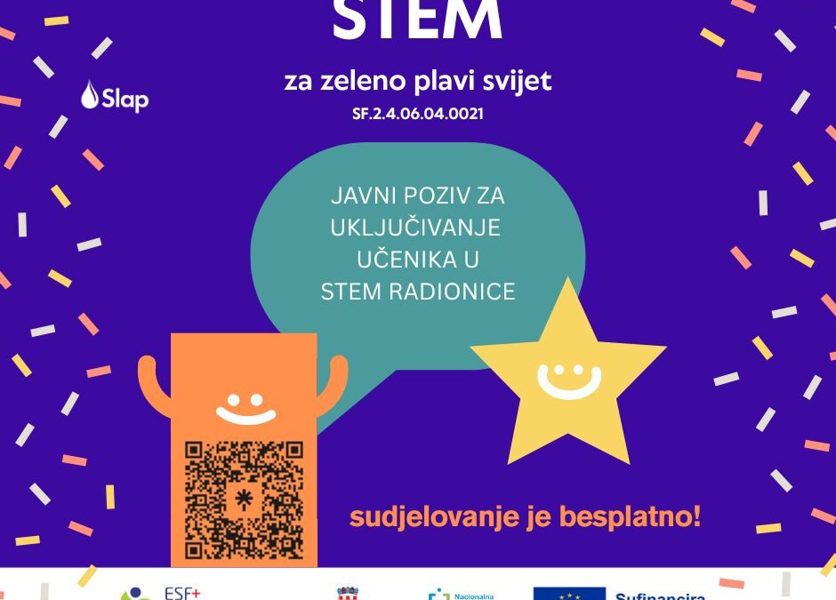 Javni poziv za uključivanje učenika u STEM radionice