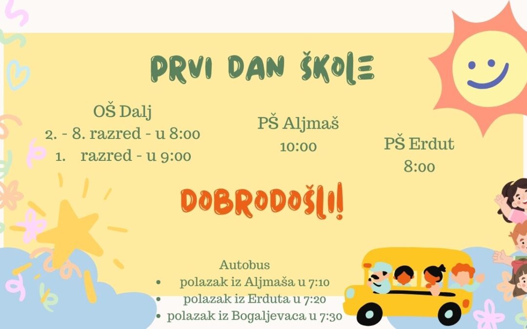 PRVI DAN ŠKOLE
