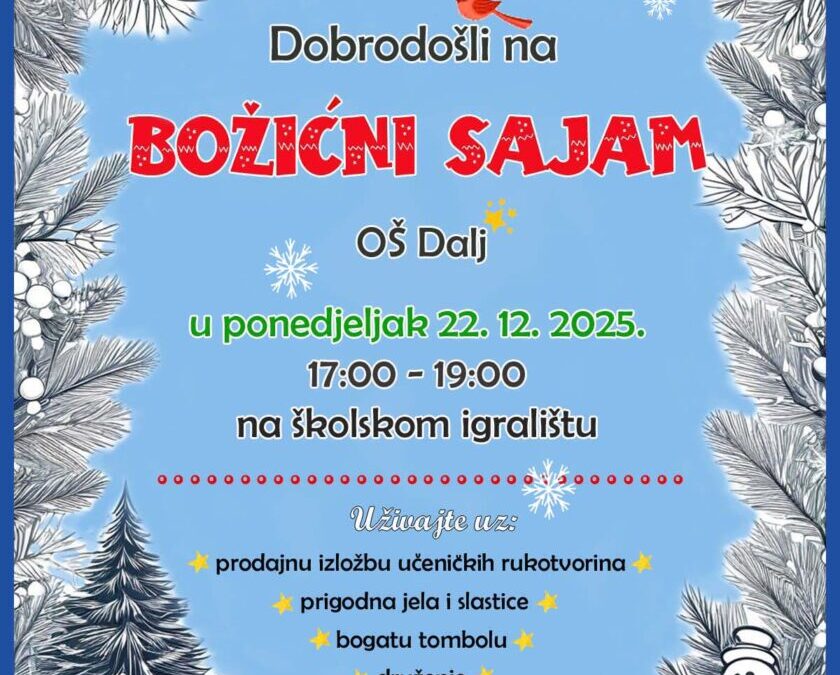 Božićni sajam OŠ Dalj