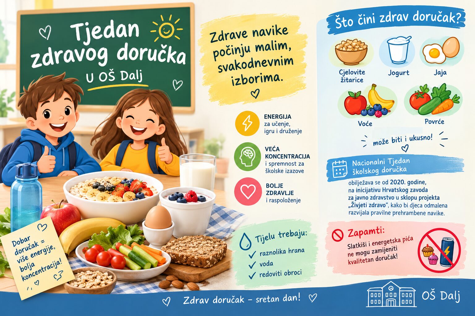 Tjedan zdravog doručka u školi